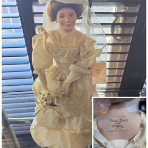 Porcelain Bride Doll with Veil